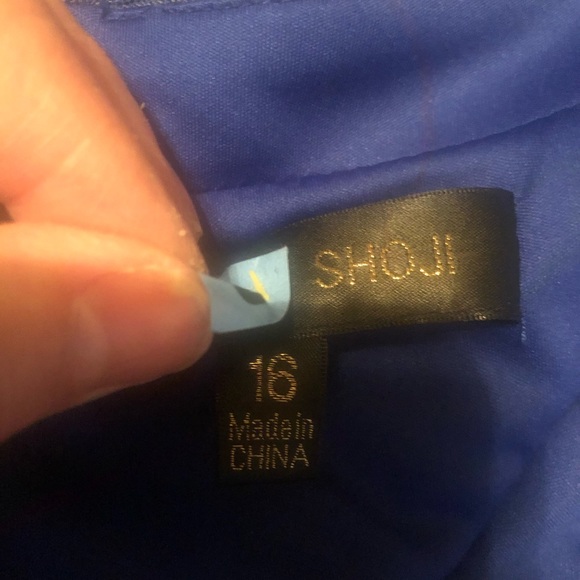 Tadashi Shoji Lace Long Evening Gown - Picture 6 of 11